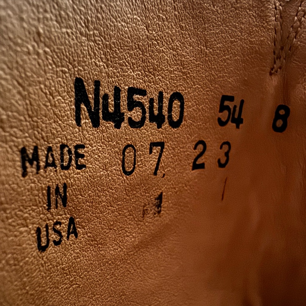New Lucchese Savannah Tan Leather Boots - Picture 5 of 6